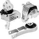 3PCS Engine and Transmission Mounts Set Compatible with 2014-2021 Cherokee, 2015-2019 Chry~sler 200 2.4L, OE 68192831AF 68418876AB 68157441AD