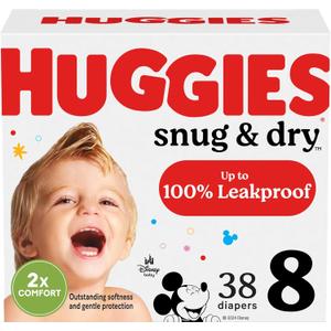 HUGGIES SNUG&Dry GIGA JRPK Diaper SZ8 38