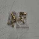 Uonlytech Gold Knobs 2pcs Faucet Knob Shower Faucet Handle Cross Faucet Tap Kitchen Faucet Handle Tap Head Replacement Goldendoodle Accessories Hot Cold Faucet Handles Brass Hot and Knobs (6.2X2.7cmx2pcs)