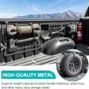Side Truck Bed Molle Panel Rack System Compatible with 2022 2023 2024 2025 Toyota Tundra 5.5FT Accessories Cargo Storage Organizer Tools Rack Fit for 22-25 Toyota Tundra Accessories