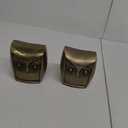 HD Designs Aluminum Owl Gold 3.6 Inches Home Decor Desk Table Shelf Figure 2PACT