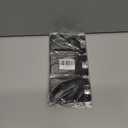 2 x BIAJIYA Card Holder for Back of Phone, Pouch Silicone Wallet Sleeve Pocket Stick-on ID Credit Card for All Smartphones (Black*5)