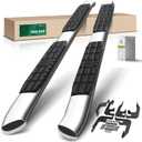 YHTAUTO 4.25 Inch Running Boards Fit Honda Ridgeline 2017-2026 Crew Cab, Oval Bent Ends Side Steps Stainless Steel Step Bars Off-Road Exterior Accessories