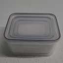 5-Pack Fruit Storage Containers for Fridge with Removable Colanders, 4 in 1 Produce Storage Containers with Lids, Leakproof Fridge Organizer Bins for Salad Berry Lettuce Vegetables Meat Keeper Fresh