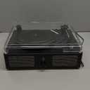 Vinyl Record Player Wireless Turntable with Built-in Speakers and USB Belt-Driven Vintage Phonograph Record Player 3 Speed for Entertainment and Home Decoration Black