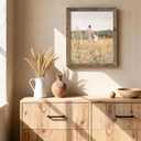 Axeman Rustic Picture Frame A2, Reclaimed Barnwood Frame with Beveled Edge