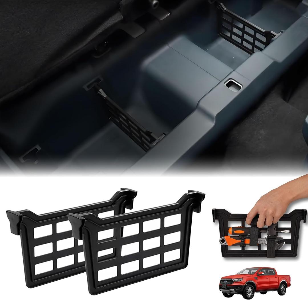 Rear Under Seat Dividers for Ford Maverick 2022-2025, 2 PCS | Organized Storage, Fits Fuel Models, Maximizes Space, Polypropylene Material, Quick Installation