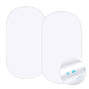 Biloban 2 Pack Twin Mattress Protector Waterproof, Noiseless & Soft Coverage Mattress Fitted Sheet Twin with Deep Pocket up to 14", Super Breathable & Easy Wash Twin Size Mattress Protector (Navy Blue)