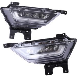 Fog Light Lamp For Ford F-150 F150 2021 2022 Full Led Front Bumper (Driver + Passenger Side (w/Turn Singnal))