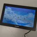 Raddy N90 Wi-Fi Weather Station with 8.8" Display, Smart App Connectivity, Indoor Outdoor Thermometer with Wireless Sensor, Temp & Humidity Monitor, PM2.5/AQI/UVI, 5-Day Forecast, Sunrise/Sunset Time