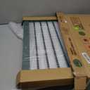 Freestanding Pet Gate for Dogs, Foldable Wooden Dog Gate for House, Stairs, Doorways, Step Over Pet Puppy Safety Fence,Support Feet Included,24" Height 2 Panels, Green