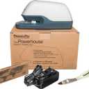 Powerhouse Ultra-Quiet 40 Sheet Premium Electric Stapler  Jam-Free Flat Clinch for Office, School, or Home  Adapter, Magnetic Remover, 1,250 Staples, Does not Require Special Staples