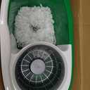 Libman Tornado Spin Mop System and 1 Refill, Mop and Bucket with Wringer Set for Hardwood Floor Cleaning, 2 Total Heads Included