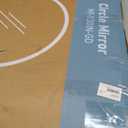 USHOWER 2- Pack Bathroom Mirrors for Over Sink, 24 Inch Circle Mirror with Metal Frame, Black Wall Mirror Modern Decoration for Vanity, Entryway, Living Room, Hallway and Bedroom