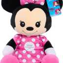 Disney Classics 14-Inch Minnie Mouse, Comfort Weighted Plush Animals for Kids Sensory Toys, Kids Toys for Ages 3 Up by Just Play