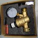 STMOUTUO RV Water Pressure Regulator, Brass Lead-Free Adjustable Water Pressure Reducer with Pressure Gauge, includes 2-in-1 Screwdriver, 2 Strainers, Raw Tape for RV Camper and Travel Trailer, Yard.