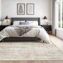 Valenrug Washable Rug 8x10 - Stain Resistant 8x10 Area Rugs for Living Room, Non Slip Backing Printed Rugs for Bedroom, Folable Machine Washable Area Rug(Beige,8'x10')