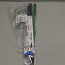 MEXAU 1Pack Spring Tension Curtain Rod 26-39 inch Black Adjustable Spring Rod Extendable Tension Rod For Kitchen, Bathroom, Window, Bookshelf, Closet