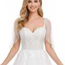 Bridal Cape Sheer Tulle Shawl Wrap Shrug Elegant Wedding Cape Dress Cover Up for Women Girls