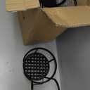 CADANI Iron Hanging Plant Holder Over The Rail Metal Fence Planters, Hanging Bucket Flower Pot Holder for Patio Balcony Outdoor Plants  Pack of 6 (Black)