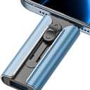 256GB USB Flash Drive for Phone and Pad, Photo Stick High Speed External USB Thumb Drives Photo Storage Memory Stick for Save More Photos and Videos (DarkBlue, 256GB)