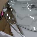 48" Heavy-Duty Lazy Susan Turntable - 1/ 3" Extra-Thick Tempered Glass - Silent & Smooth Swivel for Large Dining Tables, Centerpiece