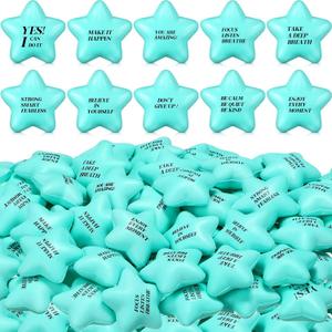 Sotiff 100 Pack Star Stress Balls Bulk Stress Relief Balls with Motivational Quotes Mini Inspirational Foam Party Favors Gifts for Kids Adults Anger Fidget Relief Exercise(Blue) Sotiff 100 Pack Star Stress Balls Bulk Stress Relief Balls with Motivational Quotes Mini Inspirational Foam Party Favors Gifts for Kids Adults Anger Fidget Relief Exercise(Blue)