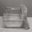 CLEARSPACE Plastic Storage Bins with Lids XL Perfect Kitchen Organization or Pantry Storage Fridge Organizer, Pantry Organization and Storage Bins, Cabinet Organizers, 4 Pack XL