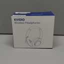 KVIDIO Bluetooth Headphones Over Ear, 65 Hours Playtime Wireless Headphones with Microphone, Foldable Lightweight Headset with Deep Bass, HiFi Stereo Sound Low Latency for Travel Work Cellphone (Black)