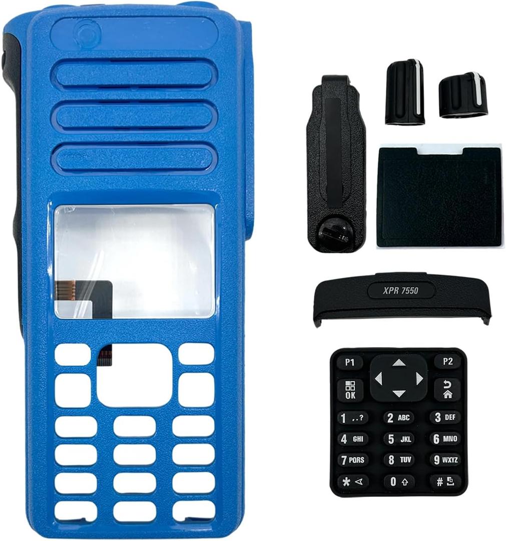 Aftermarket XPR7550 Housing Case Cover Replacement for Two Way Radio (Blue) Aftermarket XPR7550 Housing Case Cover Replacement for Two Way Radio (Blue)