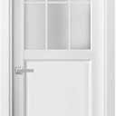 Blackout Door Curtains for Door Windows, Offer Privacy,Front Sidelight Curtain,Drill-Free,Easy Installed Window Curtains. (Greyish White,1 Panel, 24" x 38")