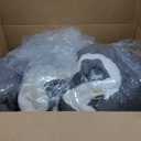 Joyreap 3-Piece Fluffy Faux Fur Sherpa Comforter Set Gray, King Size Luxury Tufted Bedding Comforter Set, All Season Soft n Cozy Plush Comforter Bed Set- 100x88 inches