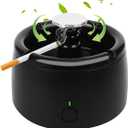 Smokeless Ashtray, Clean Air Smoke Removing Ashtray for Indoor and Outdoor Use
