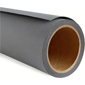 Seamless Photo Photography Backdrop Paper, Photo Background Paper Roll (53" x16, #57 Deep Grey)