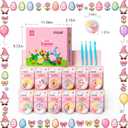 Loufor Air Dry Clay Kits Easter - Modeling Clay for Kids, Ultra Light & Soft, Safe & Non-Toxic, 12 Boxes Model Magic Clay with Sculpting Tools und Tutorials, DIY Creative Arts und Crafts Toys Gifts
