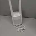 Desk Fan Bladeless, 120 Oscillating Fan Rechargeable, Quiet Fan with Night Light, Smart LED Touch Control, 4 Speed & 9H Timer, Small Table Fan, Auto Display Off, Ideal for Home, Office, Study Room