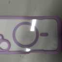 Diaclara Magnetic Designed for 17 Case Full Body Bumper,[Compatible with MagSafe] Military Drop Proof Cover with Built-in Touch Sensitive Anti-Scratch Screen Protector Purple