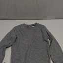 Toddler Boys 4 Pack Cotton Crewneck Sweatshirt, Baby Solid Long Sleeve Pullover Tops 4 T