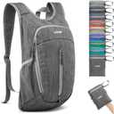 G4Free 10L Hiking Backpack Small Travel Hiking Daypack Lightweight Packable Backpack Casual Foldable Shoulder Bag (Dark Grey)