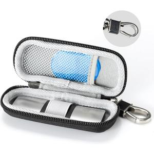 CoBak Case for KardiaMobile EKG Monitor 1-Lead/for Kardia Mobile Heart Monitor 6-Lead/for Apple and Android Devices - CASE ONLY (Black Oxford-cloth)