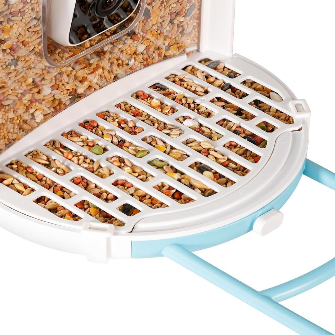 NETVUE Bird Seed Guard, Durable Waterproof Bird Feeder Covers, Save Birdseed, Perfect Match NETVUE by Birdfy Feeder, Must-Have Accessories, Easy to Fit and Clean (2Pcs)