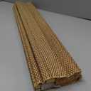 LazBlinds No Drill Bamboo Roman Shades, 28" W x 48" H, Star-Brown
