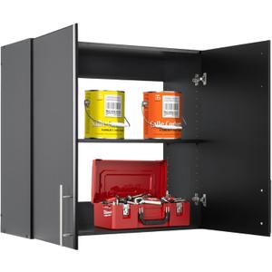 Prepac Elite 32 inch Wall Cabinet, Black (32" W x 30" H x 12" D)