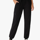 Scrubs for Women, Stretchy Yoga Pants with 5 Pockets, Cargo Jogger Scrub Pants for Women, XL