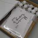 4FT Marquee Light Up Letters - Cool White Light Up Letters L with Fixed Water Bag, Party Decoration Large Marquee Light Up Letters can Be Used for Wedding Decoration, Birthday Party Decoration