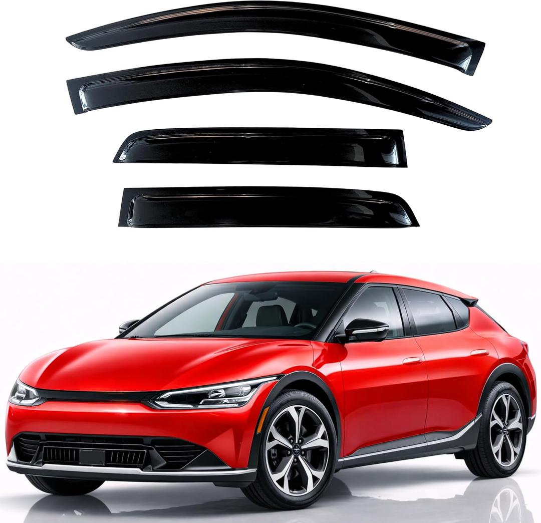 KPY Rain Guards Window Visors for 2022-2026 Kia EV6