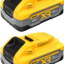 DEWALT Powerstack 20V MAX Battery, Rechargeable, 5Ah, Lithium Ion, 2-Pack (DCBP520-2)