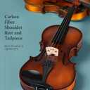 Fesley 4/4 Violin Fiddle Full Set: Matt Violin Kit for Beginners, Acoustic Violin with Hard Case, Solidwood Hand Made Starter Kit with Bow, Shoulder Rest, Tuner, Extra Strings