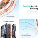 SMARTDEVIL Magnetic MagSafe Case for iPhone 17 Pro Max, Strong Magnetic Clear Shockproof Cover with 2 Screen Protectors, Ultra-Slim Anti-Yellowing Phone Case-White