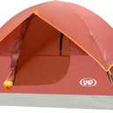 unp 6 Person 4 Season Dome Tent, Easy to Set Up for Camping & Hiking, Lightweight & Portable, Green (Red)